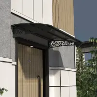 SundurmaX Pratik Metal Sundurma Çakıl Taşı Serisi Antrasit Gövde Füme Levha