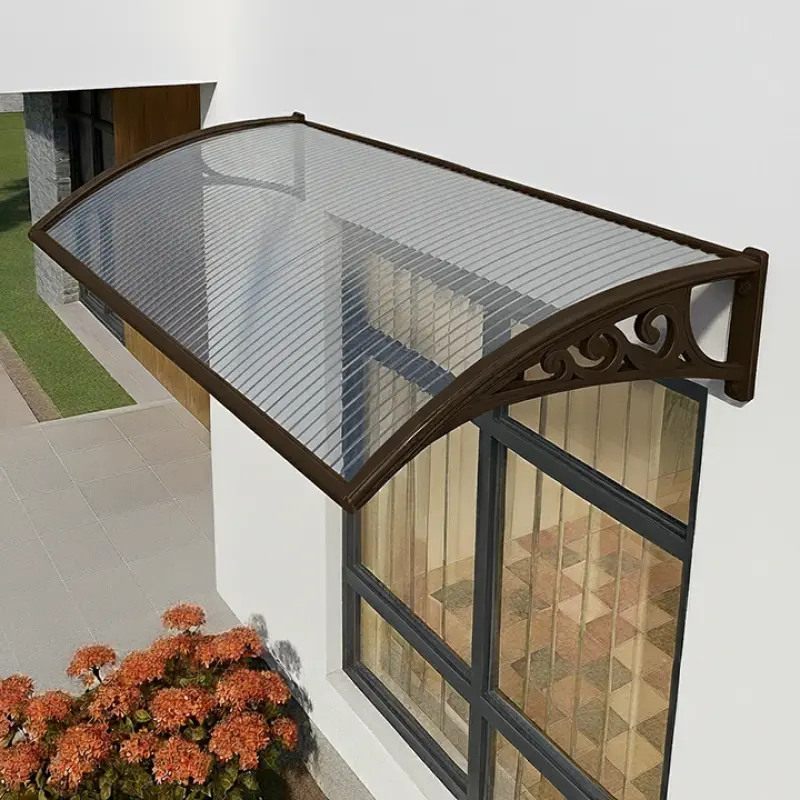 Plastik Gövdeli Sundurma Kahverengi